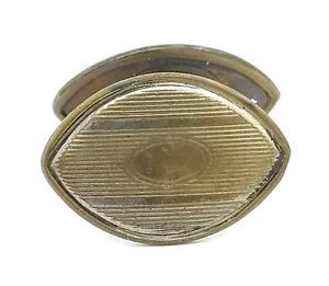 Antiguo Eslabón Steampunk Deco Victoriano 2 Partes En Forma de Marquesa #OK972 - Imagen 1 de 5