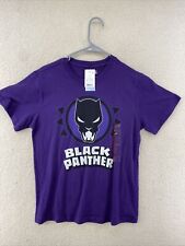 Marvel Women's T shirt Short sleeve Graphic Black Panther Classic Size XSmall
