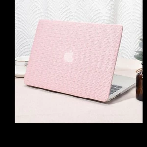 Seorsak Różowy Tkany Macbook Laptop Twarde etui 13" Przezroczysta osłona klawiatury - Zdjęcie 1 z 6