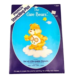 Paragon Care Bears Stencil Friend Bear #2327 Acrylic Reusable Set Of 4  - Picture 1 of 4