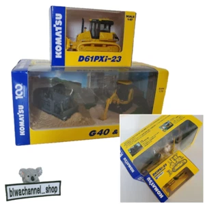 Komatsu Diecast Model Minicar Miniture Lot of 2 Shareholder Benefits D61PXi-23 - Picture 1 of 12