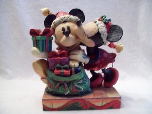 Disney Traditions Jim Shore Un beso de Navidad - Imagen 1 de 5