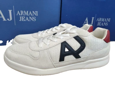 Armani Jeans Zapatillas/Zapatillas Hombre Talla 9.5UK - Extra Ligeras Foto 1 de 4