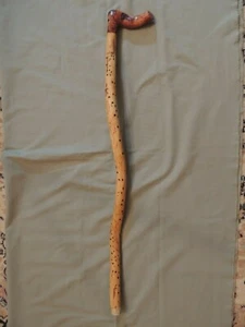 Wooden hand made & carved walking stick 30-11-2013 height 95cm - Picture 1 of 12