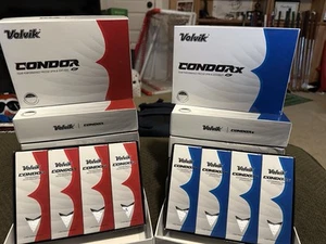 12 Dozen Volvik Condor/Condor X, New White Urethane Golf Balls. Save Big!! - Picture 1 of 4