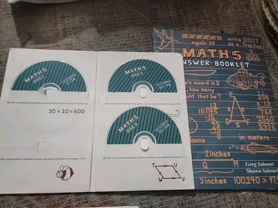 Teaching Textbooks MATH 5 Cd Set Answer Missing 2nd Cd - Image 1 of 4