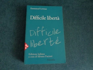 DIFFICILE LIBERTA' SAGGI SUL GIUDAISMO DI EMMANUEL LEVINAS JACA BOOK 2017 - Picture 1 of 6