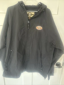 Giacca nera ricamata North End All Climate Wear con cappuccio Heritage Salmon L - Foto 1 di 15