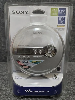 Sony CD Walkman Tragbarer CD Player D-NF340 MP3 FM Radio - Bild 1 von 4