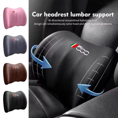Cuscino per FIAT 500  Cuscino auto sedile schienale, poggiatesta accessori Fiat - Immagine 1 di 4