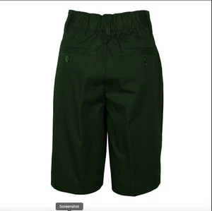 Universal Boy's School uniform - Hunter Green Shorts - Sizes 4 to 20H - Picture 1 of 5