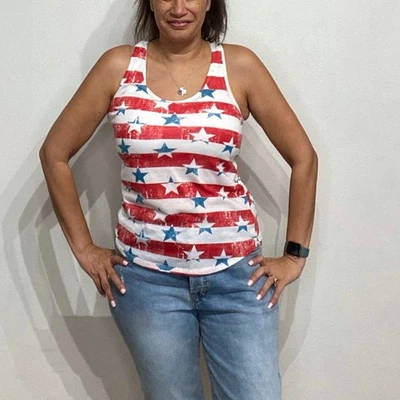 Arizona Jean Co звезды полоски бак Sz M - Изображение 1 из 4