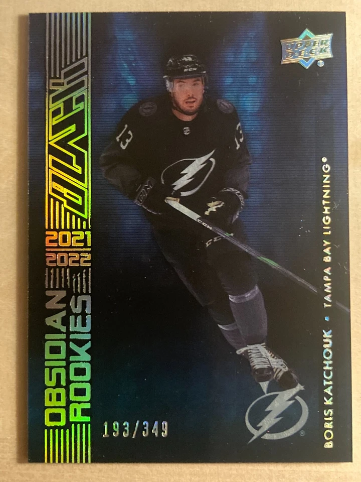 2021-22 UD Black Obsidian Rookies RC Boris Katchouk #OR-42 193/349 - Image 1 of 1