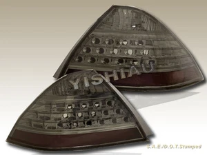 Fit for 2006-2007 HONDA ACCORD 4 DOOR SEDAN EX LX TAIL LIGHTS RED/SMOKE PAIR NEW - Picture 1 of 2