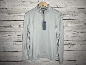 Southern Tide Mens Gray Tide To Trail 1/2 Zip Logo Pullover Sweater Sz Small NWT - Picture 1 of 5