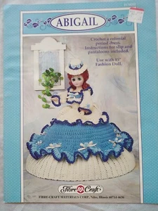 ABIGAIL - Fibrecraft Crochet Pattern for Colonial dress and underwear - 15" doll - Picture 1 of 1