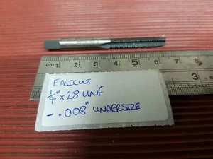Grifo UNF de 1/4"" x 28 hecho por Easicut .008"" tamaño inferior - Imagen 1 de 3