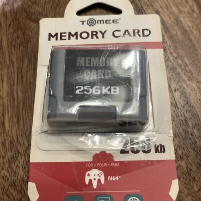 Tomee Memory Pak Memory Card 256KB Nintendo 64 (N64)  Tested - Image 1 of 3