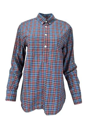 Camisa informal a cuadros STEVEN ALAN para mujer milticolor novio nueva con etiquetas Foto 1 de 3