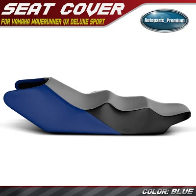 Seat Cover for Yamaha WaveRunner VX Deluxe Sport VX1100B VX1100C 2007-2009 Blue - Image 1 of 4