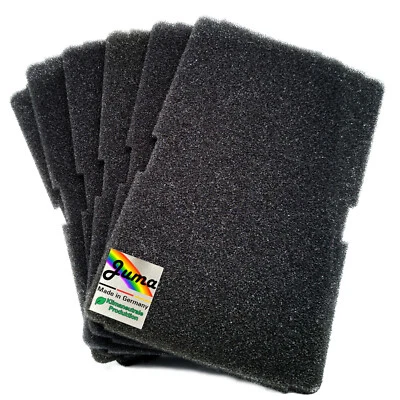JUMA-FILTERTECHNIK 6X Schwammfilter Filtermatte für Kondens / Wärmepumpentrockner passend für Beko