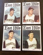 4 Diff 1966  East Hills Shopping Center Pittsburgh Pirates  ALLEY BAILEY FRYMAN 
