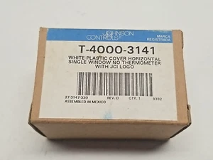 Johnson Controls T-4000-3141 Termostato Cubierta Plástico Blanco con Logo JC - Imagen 1 de 6