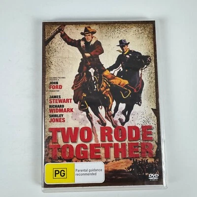 Two Rode Together (DVD 1961) James Stewart Richard Widmark Shirley Jones Reg 4 - Image 1 of 3