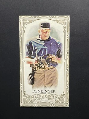2012 Topps Allen & Ginter Mini Gold Border Don Denkinger - Image 1 of 2