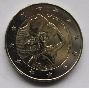 MALTA - 2 € euro commemorative coin 2014 - Independence from Britain in 1964 UNC - Picture 1 of 1