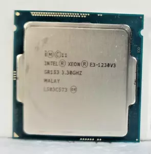Intel Xeon E3-1230V3 3.3GHz 8MB SR153 Skt. FCLGA1150 Server Processor CPU - Picture 1 of 2