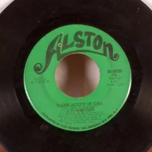 J.P. Robinson Pleas Accept My Call / Say It 45 7" Alston Deep Soul R&B VG+ - Picture 1 of 1
