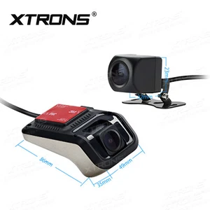 Front + Rear DVR Vehicle Camera 720P Video Recorder Wide-Angle Lens Kits - Picture 1 of 5