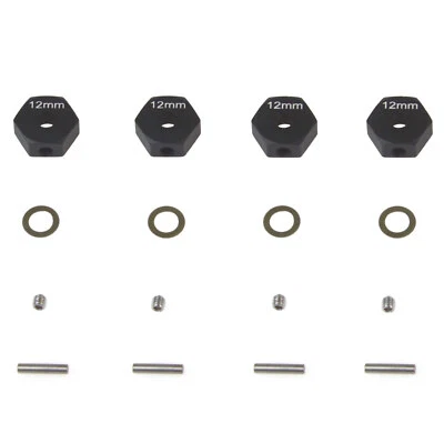 Aluminum 12mm Wheel Hub Hex Drive Adapter For Tamiya RC Car TT01/TT02/CC01/CC02 - Image 1 of 4
