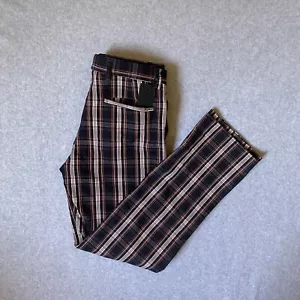 Galvin Green Men Pants Size 30 x 32 Plaid Chino Perfomance Stretch Golf NWT - Picture 1 of 7