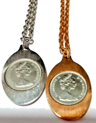 Pendente Moneta Canadese Con Catena In Oro Giallo 18kt O Argento Nuovo - Immagine 1 di 4