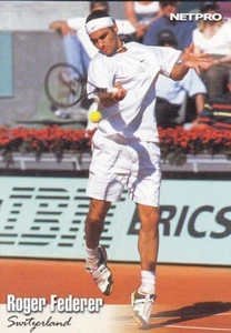 Tarjeta base de novato Netpro 2003 The NetPro Rodger Federer # 11 - Imagen 1 de 2