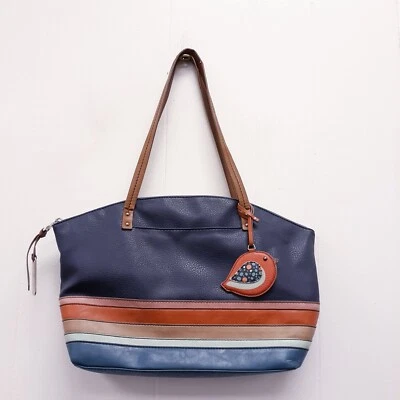 Cartera Reliquia Doble Correa Bolso de Hombro Multicolor con Bolsillo Cremallera  Foto 1 de 4