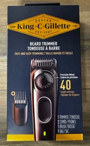 King C. Gillette Cordless Rechargeable BEARD TRIMMER -5800 - Picture 1 of 2