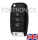 FOR Kia Sportage Sorento 3 Button Remote Key FOB  Case With Blank Blade +A78