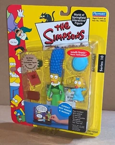 2002 The Simpsons Playmates WOS SERIES 10 Sunday Best Marge & Maggie MOC EX COND - Picture 1 of 8