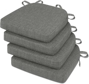 Chair Cushions for Dining Chairs Set of 4 with Ties Chair Seat Pads for Kitchen - Picture 1 of 9