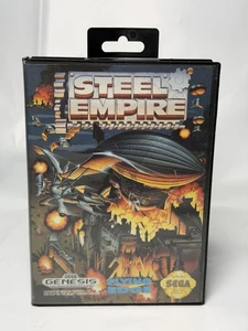 Steel Empire (Sega Genesis, 1992) komplett CIB, getestet, guter Zustand - Bild 1 von 4