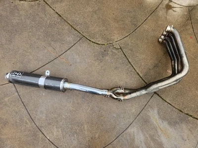 98-01 Yamaha Yzf R1 Cabezal de escape Tubos Colector D&D Sistema completo 1998 1998 2000 Foto 1 de 4