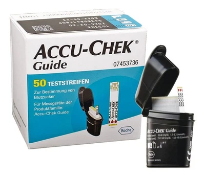 "ACCU-CHEK Guide Teststreifen" 50 Stück von Roche / PZN 11664909  !!NEU u. OVP!! - Bild 1 von 3