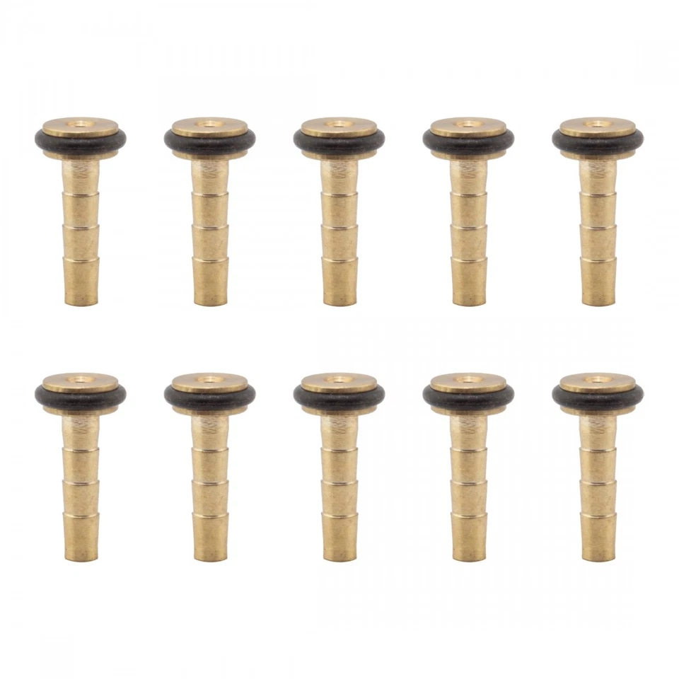 Sunlite PT23 Brass Brake Hose Barb Fitting with O-Ring for Formula Bikes (Pack Foto 1 de 1