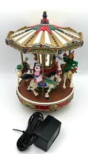 Mr. Christmas Mickey Mouse A Mickey Holiday Go Round animiertes Musikkarussell - Bild 1 von 7
