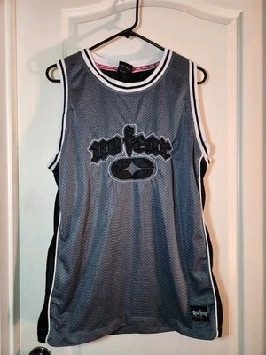 Jersey de malla sin mangas Y2K No Fear para hombre XL gris oscuro *ENVÍO GRATUITO* Foto 1 de 4