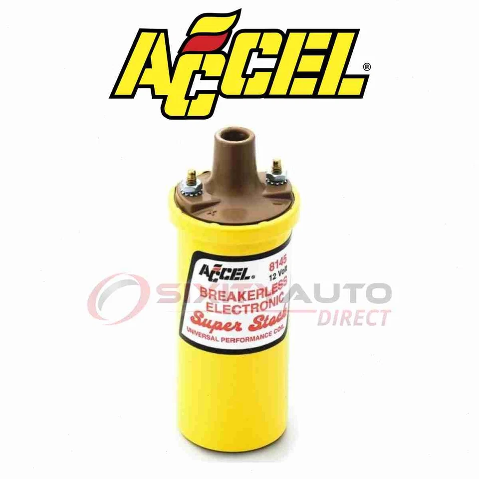 ACCEL Ignition Coil for 1957-1964 Oldsmobile Super 88 6.1L V8 - Wire Boot xp - Image 1 of 4