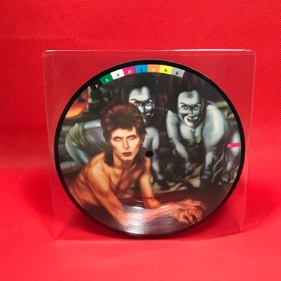 DAVID BOWIE Rebel Rebel  1982 UK 7" vinyl Picture Disc single 45 record - Image 1 of 2
